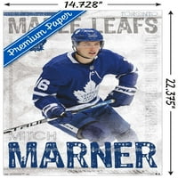 Toronto Akçaağaç Yaprakları - Mitch Marner Duvar Posteri, 14.725 22.375