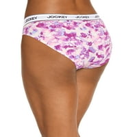 Jockey® Essentials Kadın Pamuklu Streç Bikini Külot, 3'lü Paket, Beden S-XXXL