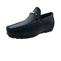 Mekke Duke erkek Bit Toka Slip-On Loafer Sürücü Ayakkabı